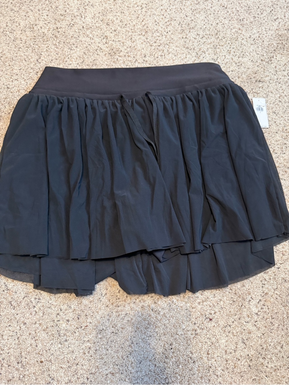NWT Old Navy Active Powersoft Extra High-Rise Black Athletic Skort Size Large